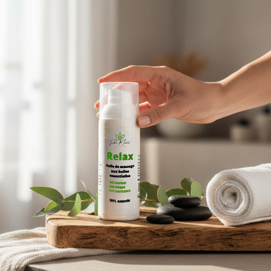 Huile de massage aux huiles essentielles