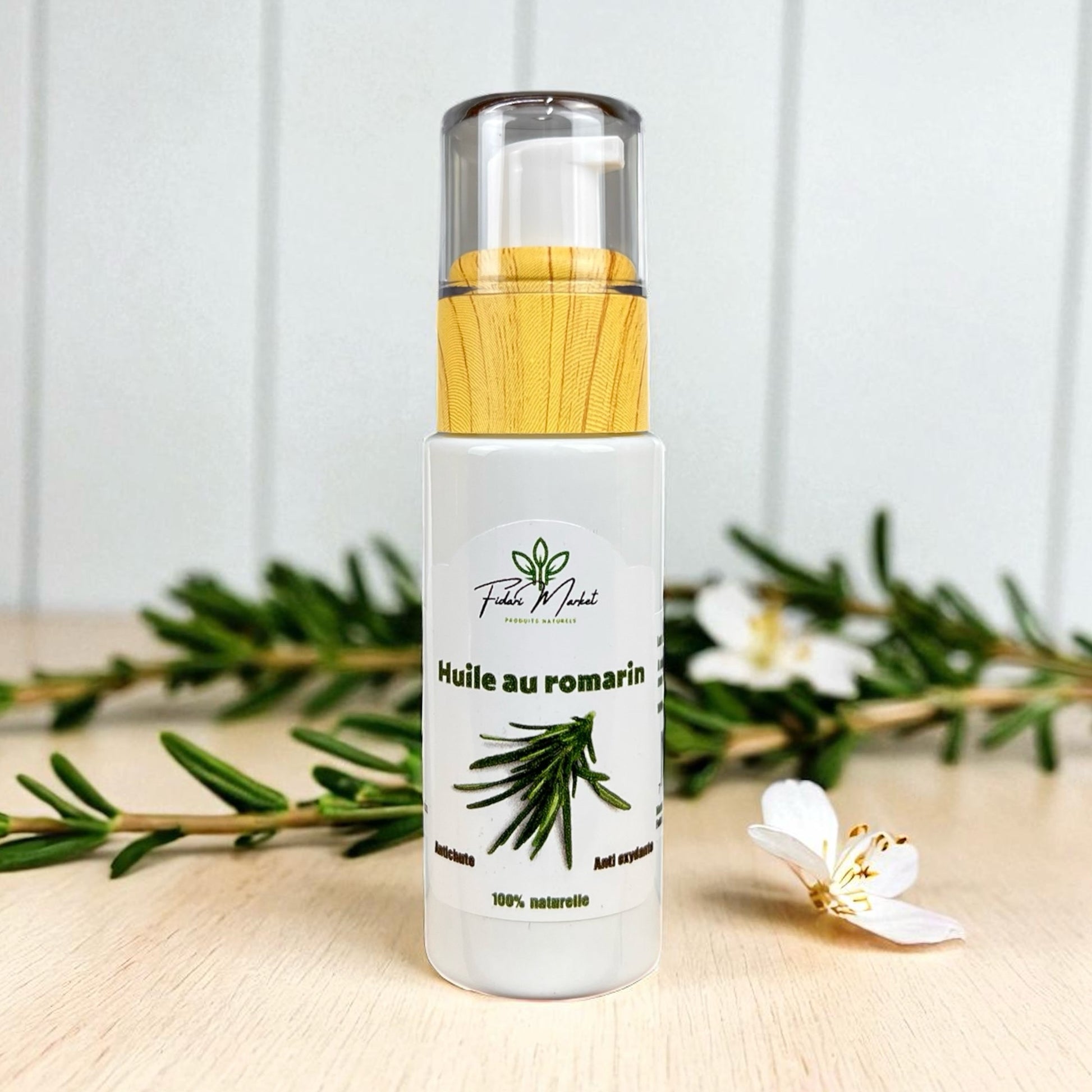 Huile au romarin