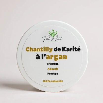 Chantilly de karité à l’argan naturel hydratant pour peau et cheveux – Livraison en France