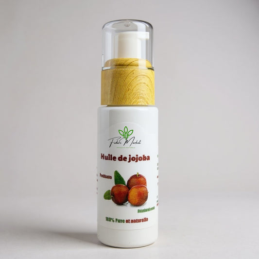Huile de jojoba naturelle équilibrante et hydratante pour le soin du visage – Fidari France