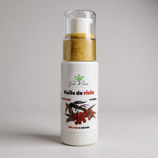 Huile de ricin naturelle fortifiante pour cheveux, cils et ongles – Fidari France