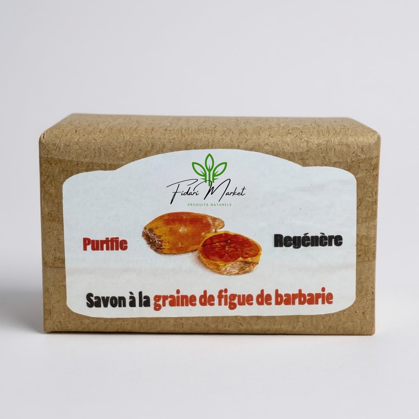 Savon naturel à la graine de figue de barbarie régénérant pour la peau – Fidari France - 100% naturel