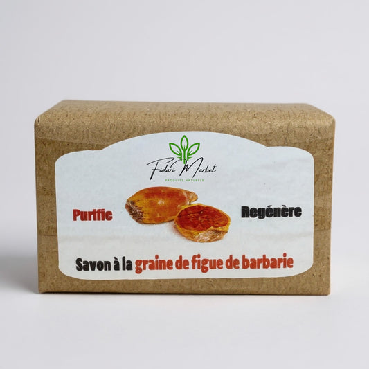Savon naturel à la graine de figue de barbarie régénérant pour la peau – Fidari France - 100% naturel