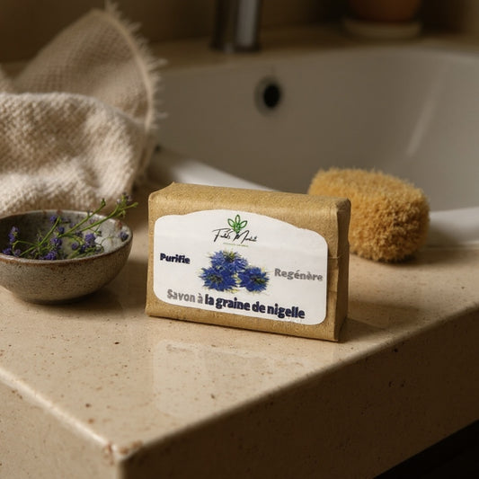 Savon naturel à l’huile de nigelle purifiante et protectrice – Fidari France