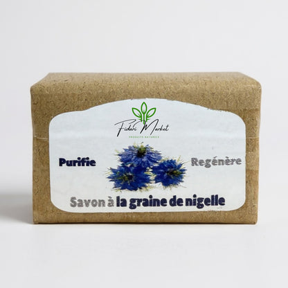 Savon naturel à l’huile de nigelle purifiante et protectrice – Fidari France